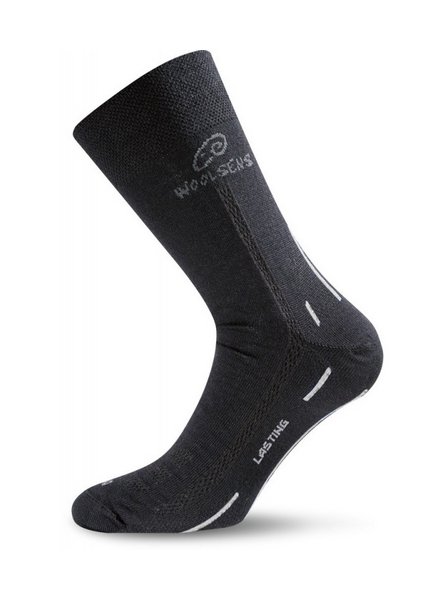 Lasting WLS ponožky, černá, L (42-45)