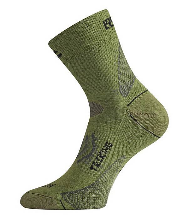 Lasting TNW ponožky, tm.zelená, S