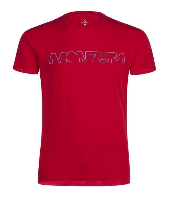 Montura tričko Brand, červená, XL