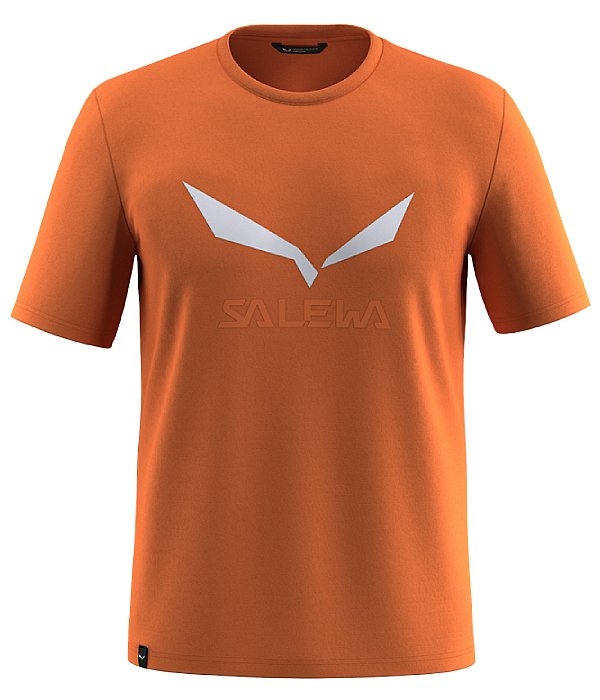 Salewa triko Solidlogo Dry M, oranžová, 48 (M)